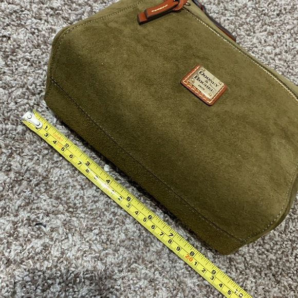 Dooney & Bourke Suede Allison Crossbody in Olive - Picture 7 of 16